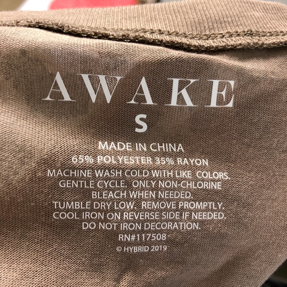 3/24  Awake Animal Print V Neck Pajama Top - S - Picture 5 of 5
